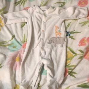 Carter’s white animal sleeper